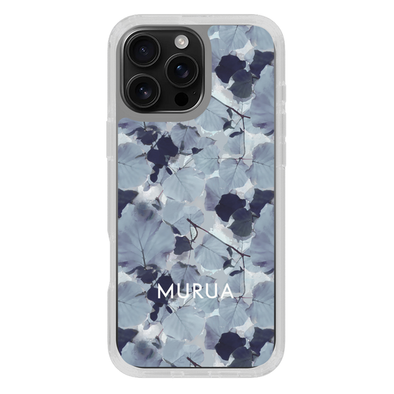 Slim Protection Case［ MURUA - Art print - Gray ］