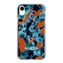 Slim Protection Case［ MURUA - Print - Blue × Orange ］