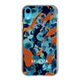 Slim Protection Case［ MURUA - Print - Blue × Orange ］