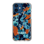 Slim Protection Case［ MURUA - Art print - Navy × Orange ］