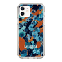 Slim Protection Case［ MURUA - Print - Blue × Orange ］
