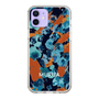 Slim Protection Case［ MURUA - Print - Blue × Orange ］