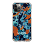 Slim Protection Case［ MURUA - Print - Blue × Orange ］
