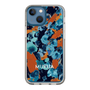 Slim Protection Case［ MURUA - Print - Blue × Orange ］