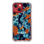 Slim Protection Case［ MURUA - Print - Blue × Orange ］