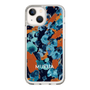 Slim Protection Case［ MURUA - Print - Blue × Orange ］