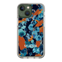 Slim Protection Case［ MURUA - Print - Blue × Orange ］