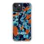 Slim Protection Case［ MURUA - Print - Blue × Orange ］