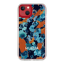 Slim Protection Case［ MURUA - Print - Blue × Orange ］