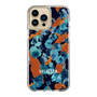 Slim Protection Case［ MURUA - Print - Blue × Orange ］