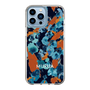 Slim Protection Case［ MURUA - Print - Blue × Orange ］