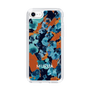 Slim Protection Case［ MURUA - Art print - Navy × Orange ］