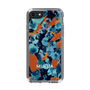 Slim Protection Case［ MURUA - Art print - Navy × Orange ］