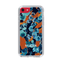 Slim Protection Case［ MURUA - Art print - Navy × Orange ］