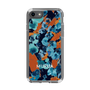 Slim Protection Case［ MURUA - Art print - Navy × Orange ］