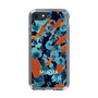 Slim Protection Case［ MURUA - Art print - Navy × Orange ］
