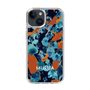 Slim Protection Case［ MURUA - Print - Blue × Orange ］