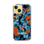 Slim Protection Case［ MURUA - Print - Blue × Orange ］