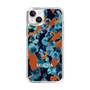 Slim Protection Case［ MURUA - Art print - Navy × Orange ］