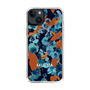 Slim Protection Case［ MURUA - Print - Blue × Orange ］