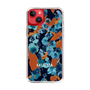 Slim Protection Case［ MURUA - Print - Blue × Orange ］