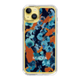 Slim Protection Case［ MURUA - Print - Blue × Orange ］