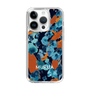 Slim Protection Case［ MURUA - Art print - Navy × Orange ］
