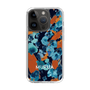 Slim Protection Case［ MURUA - Print - Blue × Orange ］