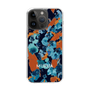 Slim Protection Case［ MURUA - Art print - Navy × Orange ］