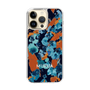 Slim Protection Case［ MURUA - Print - Blue × Orange ］