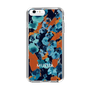 Slim Protection Case［ MURUA - Art print - Navy × Orange ］
