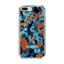 Slim Protection Case［ MURUA - Art print - Navy × Orange ］