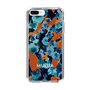 Slim Protection Case［ MURUA - Art print - Navy × Orange ］