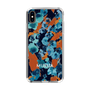 Slim Protection Case［ MURUA - Print - Blue × Orange ］