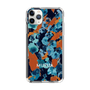 Slim Protection Case［ MURUA - Art print - Navy × Orange ］