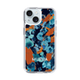 Slim Protection Case［ MURUA - Art print - Black × Orange ］