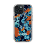 Slim Protection Case［ MURUA - Art print - Black × Orange ］