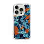 Slim Protection Case［ MURUA - Art print - Black × Orange ］