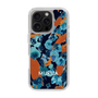 Slim Protection Case［ MURUA - Art print - Navy × Orange ］