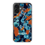 Slim Protection Case［ MURUA - Art print - Navy × Orange ］