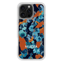 Slim Protection Case［ MURUA - Art print - Navy × Orange ］