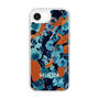 Slim Protection Case［ MURUA - Art print - Navy × Orange ］