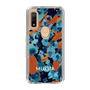 Slim Protection Case［ MURUA - Art print - Navy × Orange ］