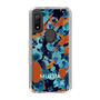 Slim Protection Case［ MURUA - Print - Blue × Orange ］