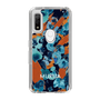 Slim Protection Case［ MURUA - Print - Blue × Orange ］