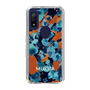 Slim Protection Case［ MURUA - Print - Blue × Orange ］