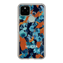 Slim Protection Case［ MURUA - Art print - Navy × Orange ］