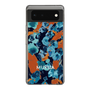 Slim Protection Case［ MURUA - Print - Blue × Orange ］