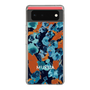 Slim Protection Case［ MURUA - Print - Blue × Orange ］