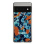 Slim Protection Case［ MURUA - Art print - Navy × Orange ］